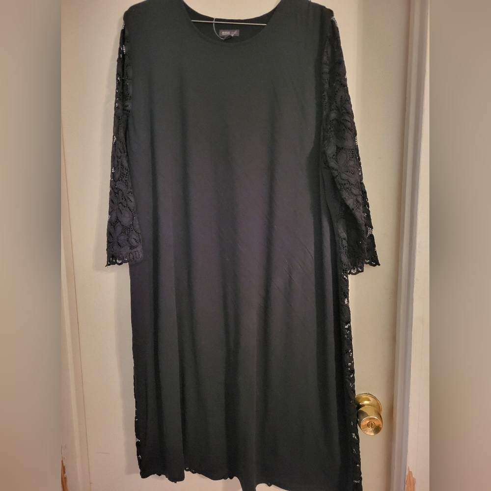 J. Jill Lace Back Knit Dress Size XL